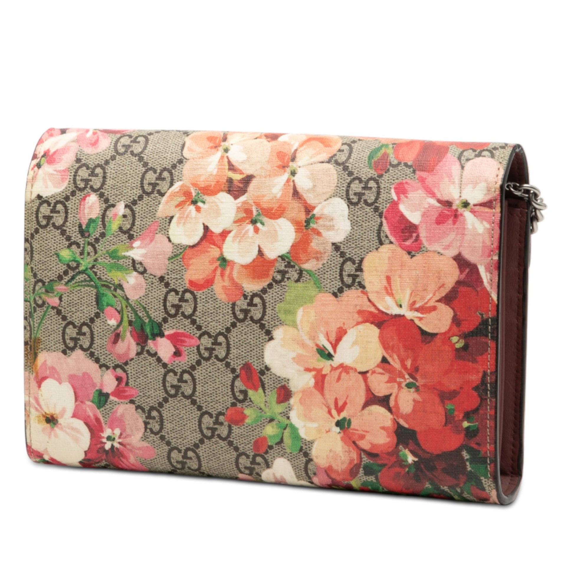 Gucci GG Supreme Blooms Dionysus Wallet on Chain