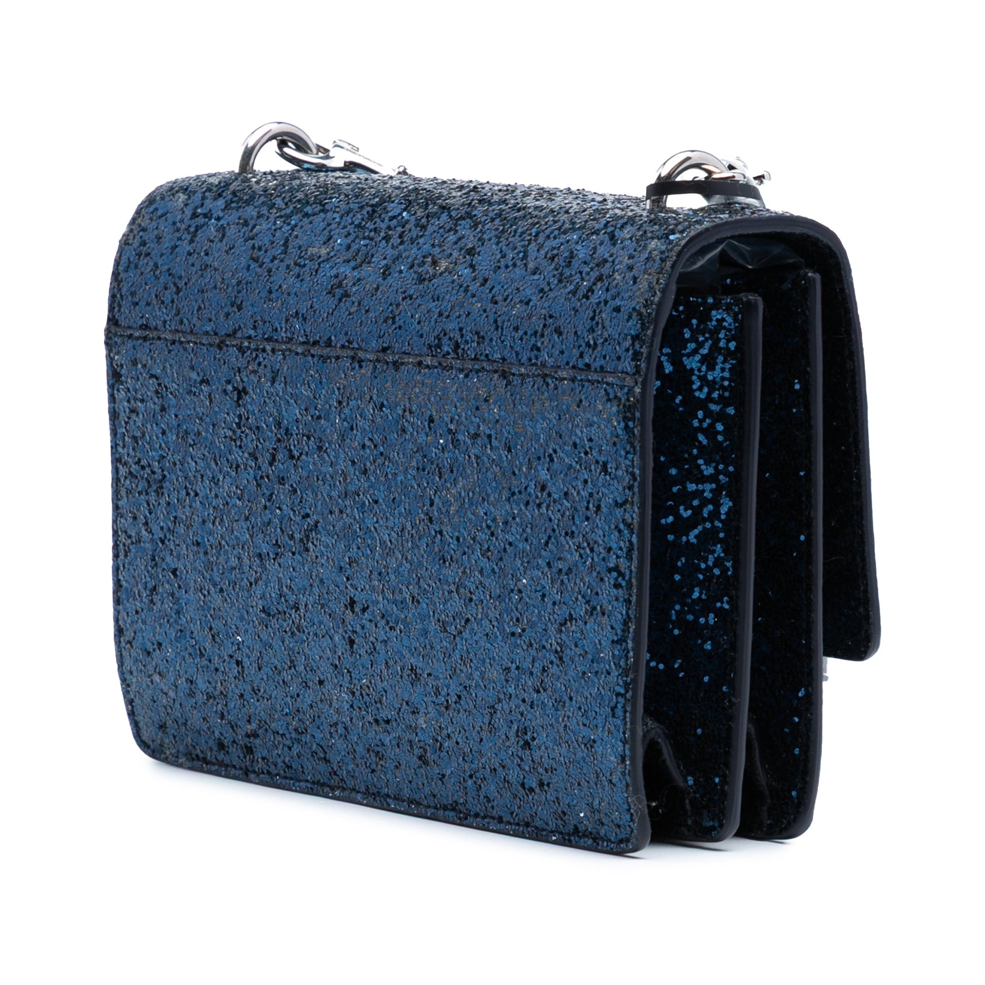 Saint Laurent Small Glitter Leather Monogram Sunset Crossbody