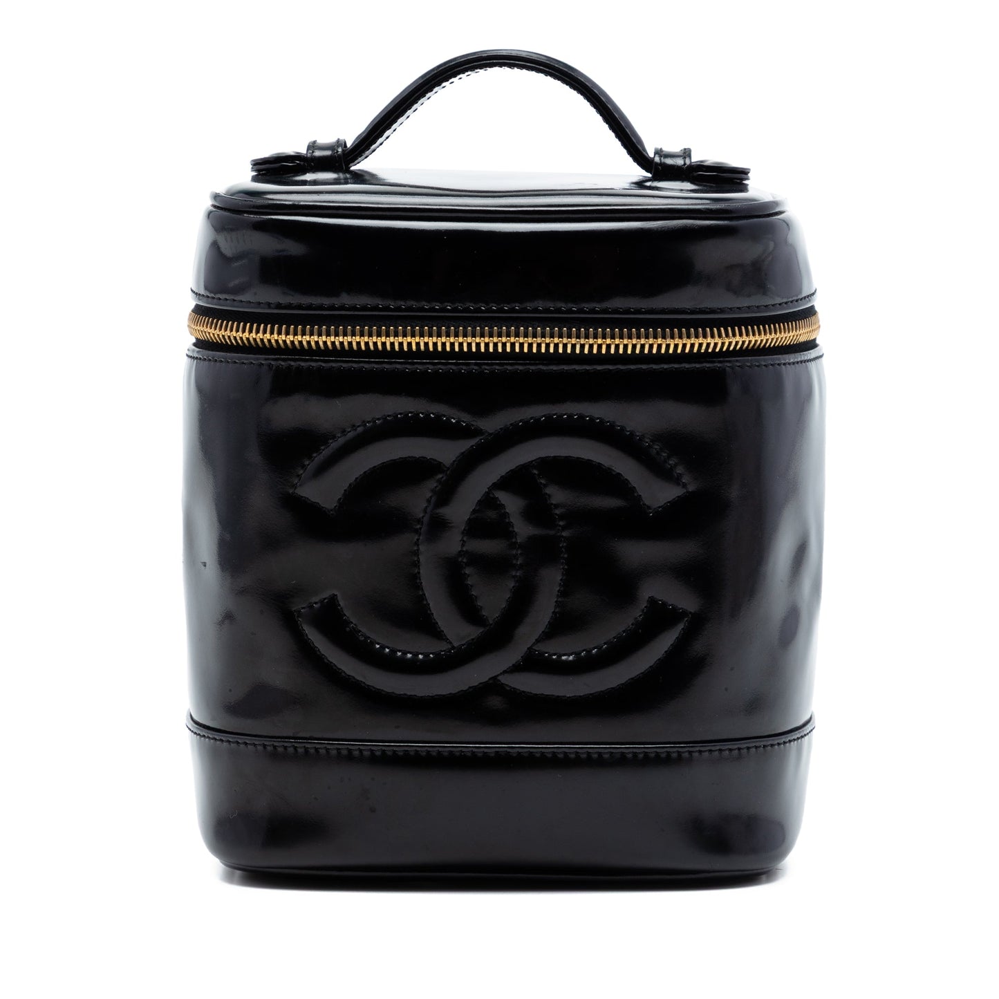Chanel CC Patent Vanity Bag