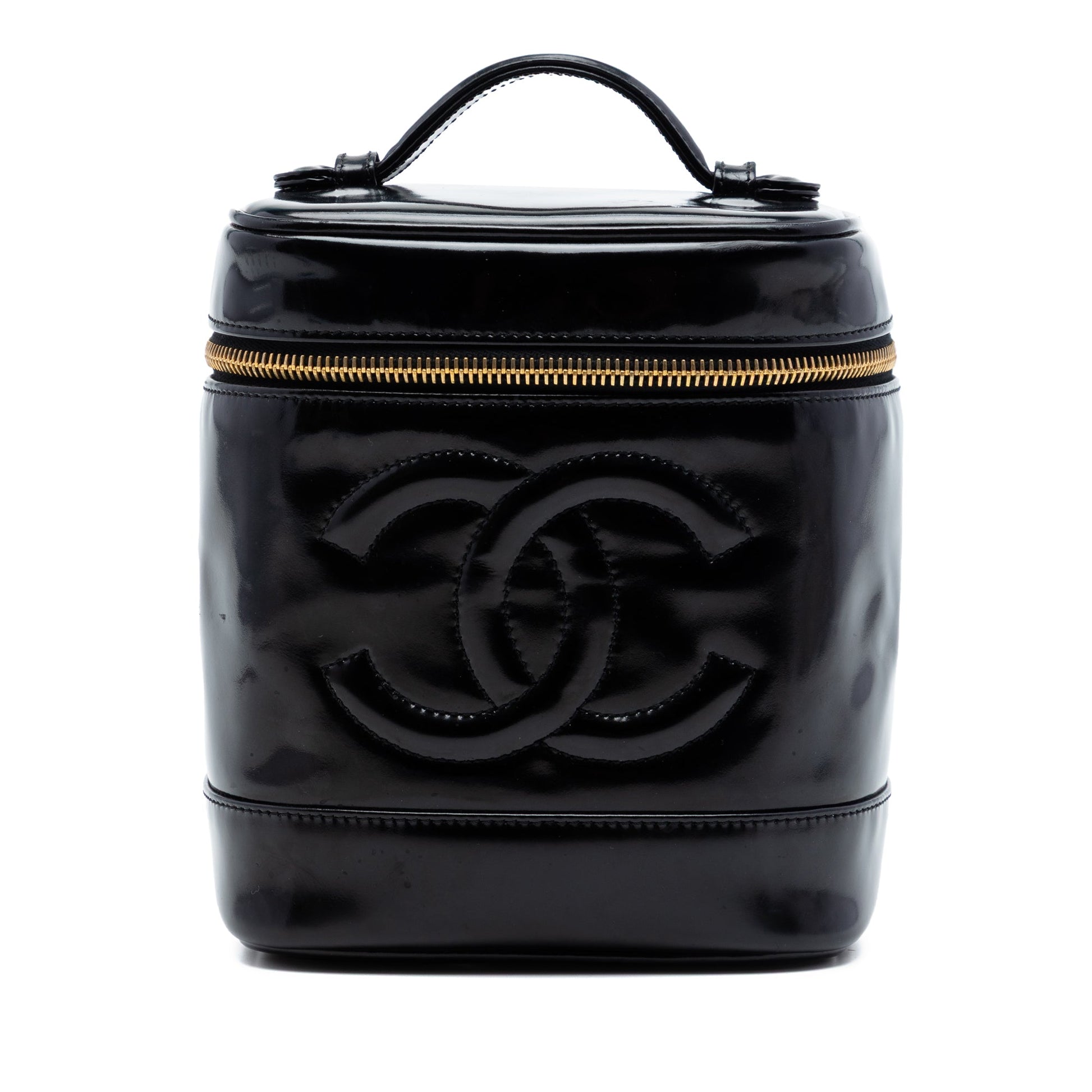 Chanel CC Patent Vanity Bag
