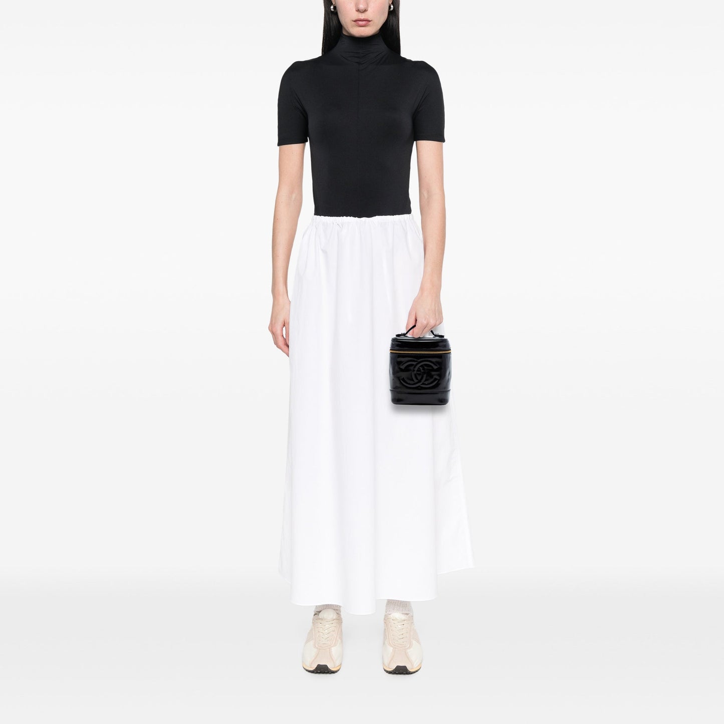 Chanel CC Patent Vanity Bag
