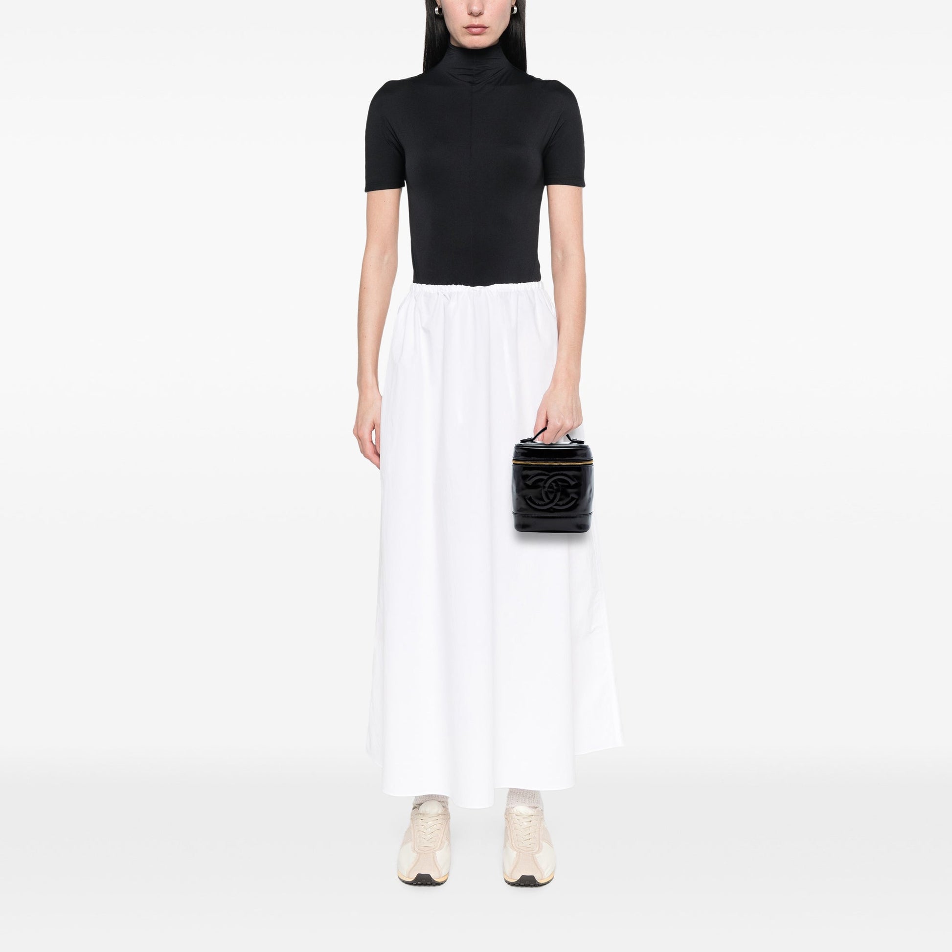 Chanel CC Patent Vanity Bag