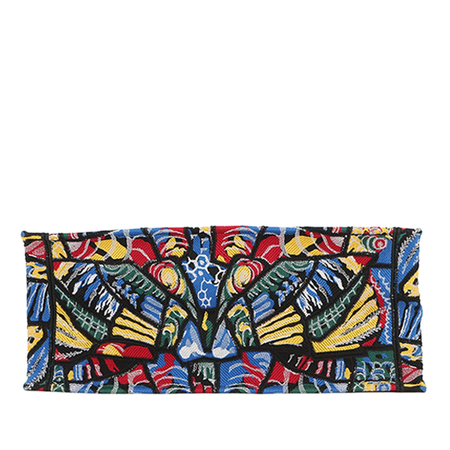Dior Large Embroidered Canvas Butterfly Book Tote