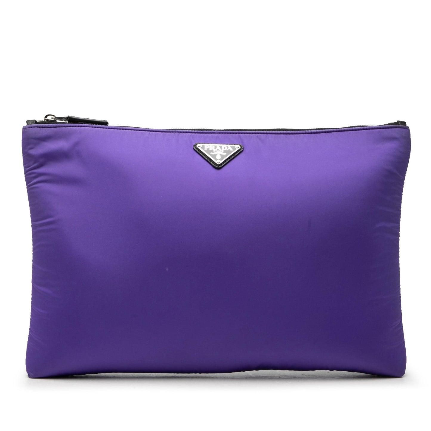 Prada Tessuto Padded Zip Clutch