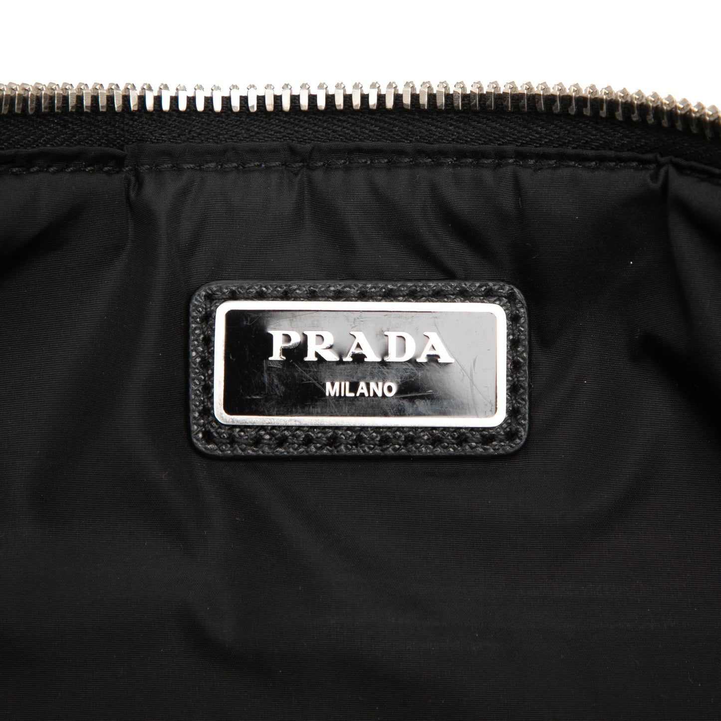 Prada Tessuto Padded Zip Clutch