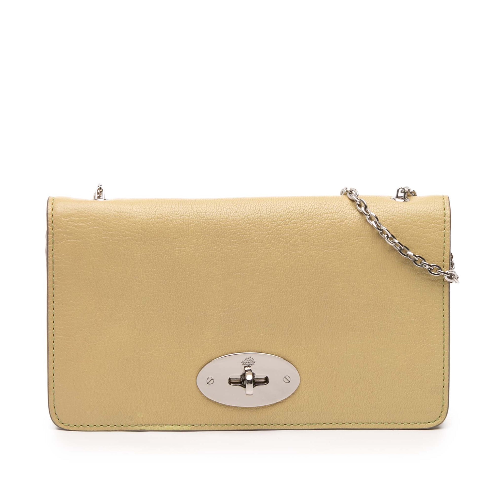 Mulberry Leather Bayswater Wallet on Chain