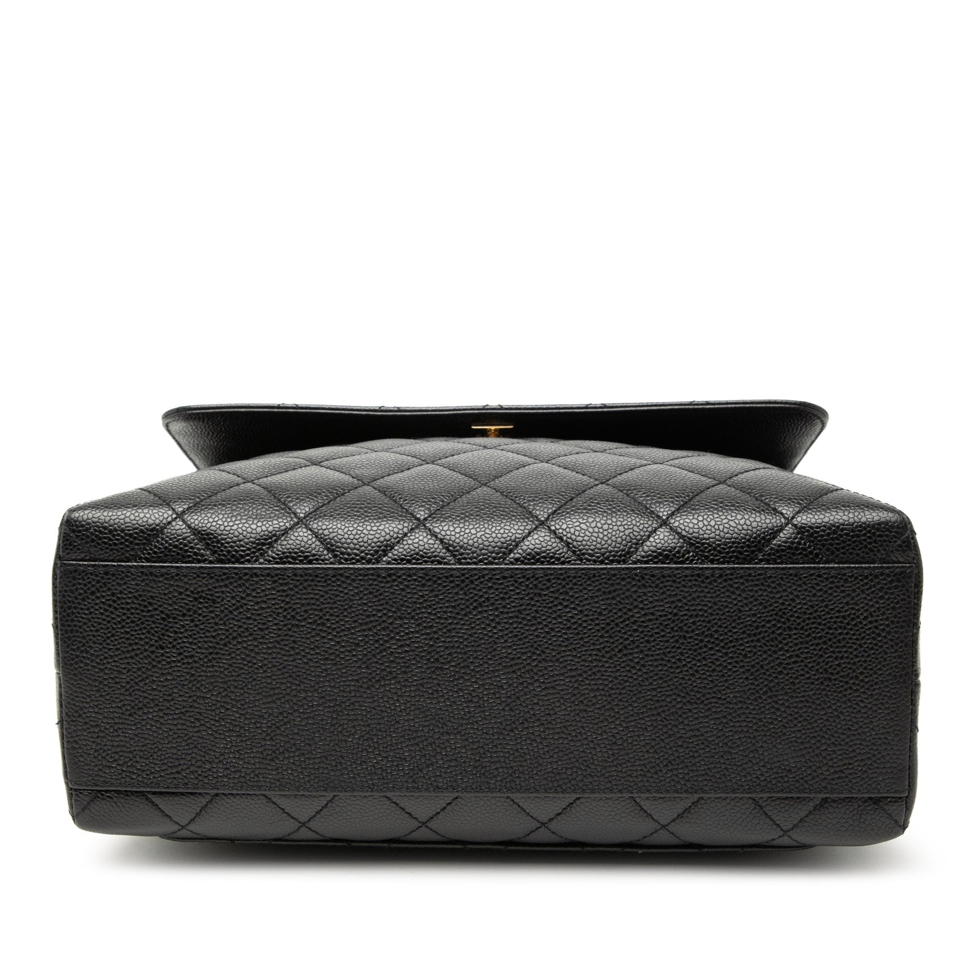 CC Quilted Caviar Kelly Top Handle Bag