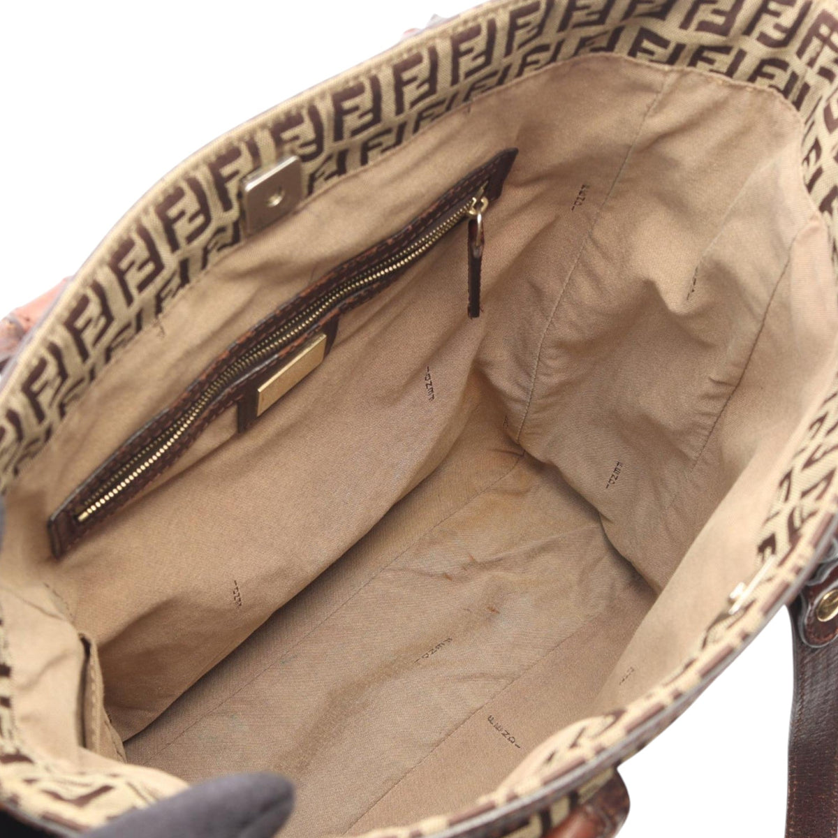 Fendi Zucchino Canvas Tote