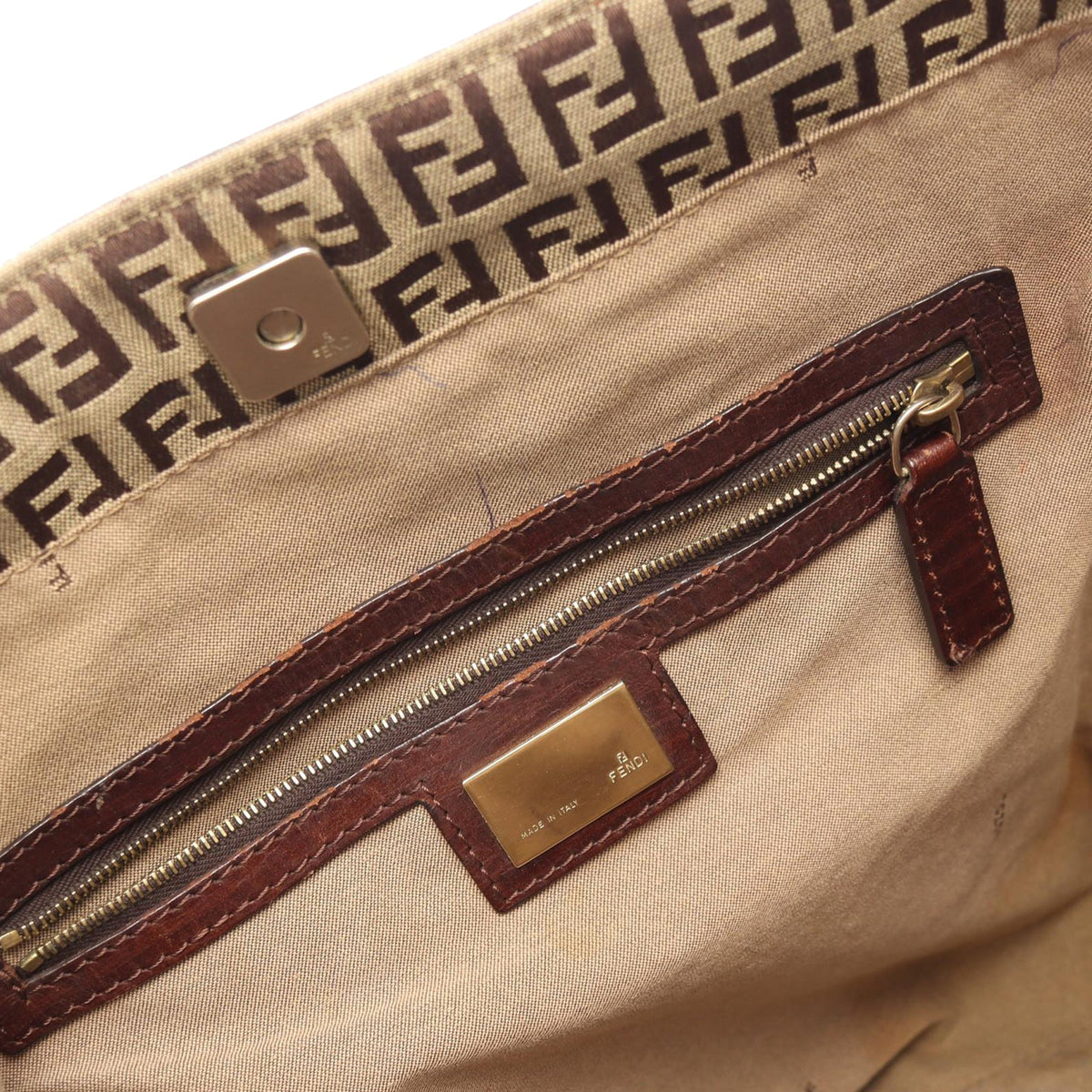 Fendi Zucchino Canvas Tote