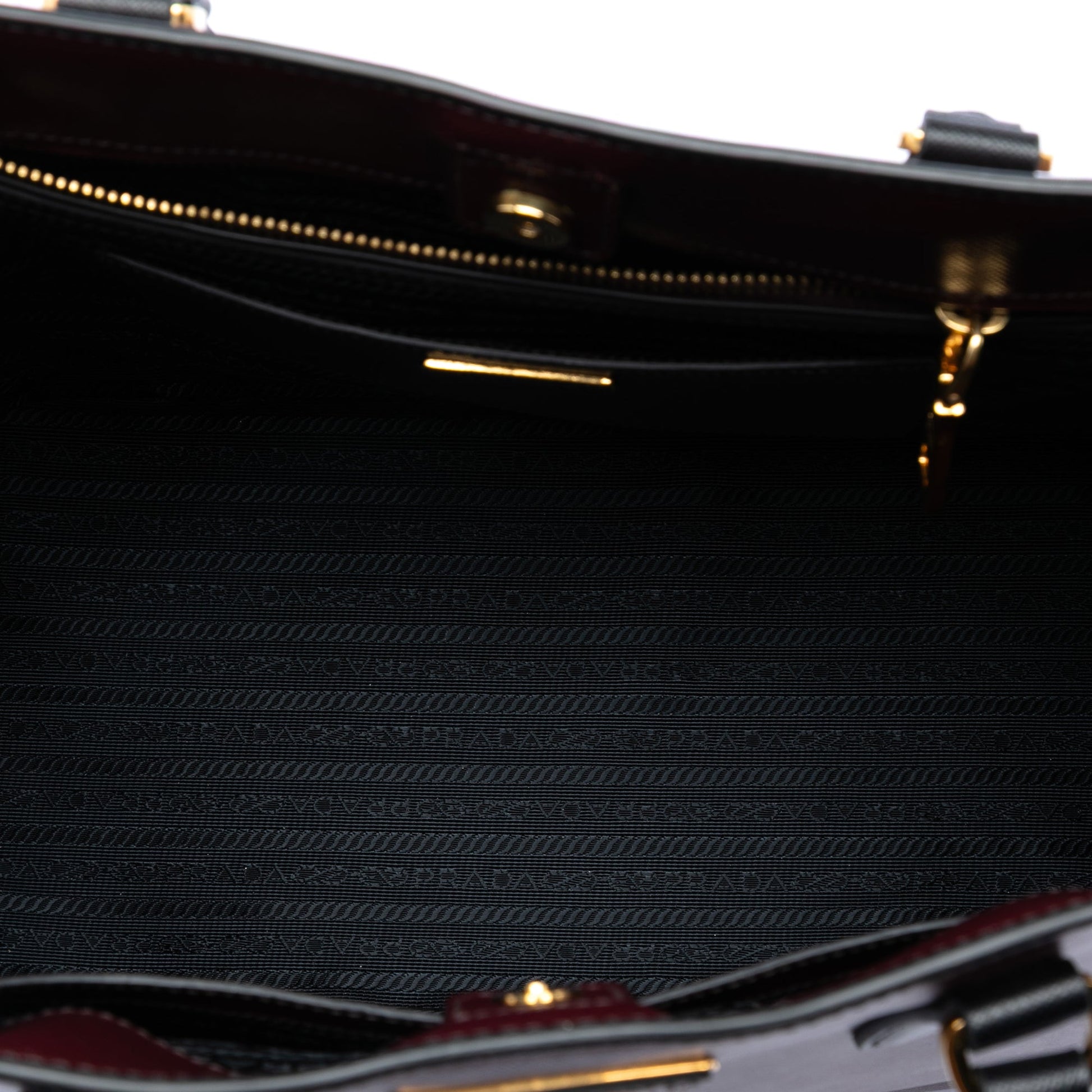 Prada Medium Bicolor Saffiano Lux Galleria Satchel