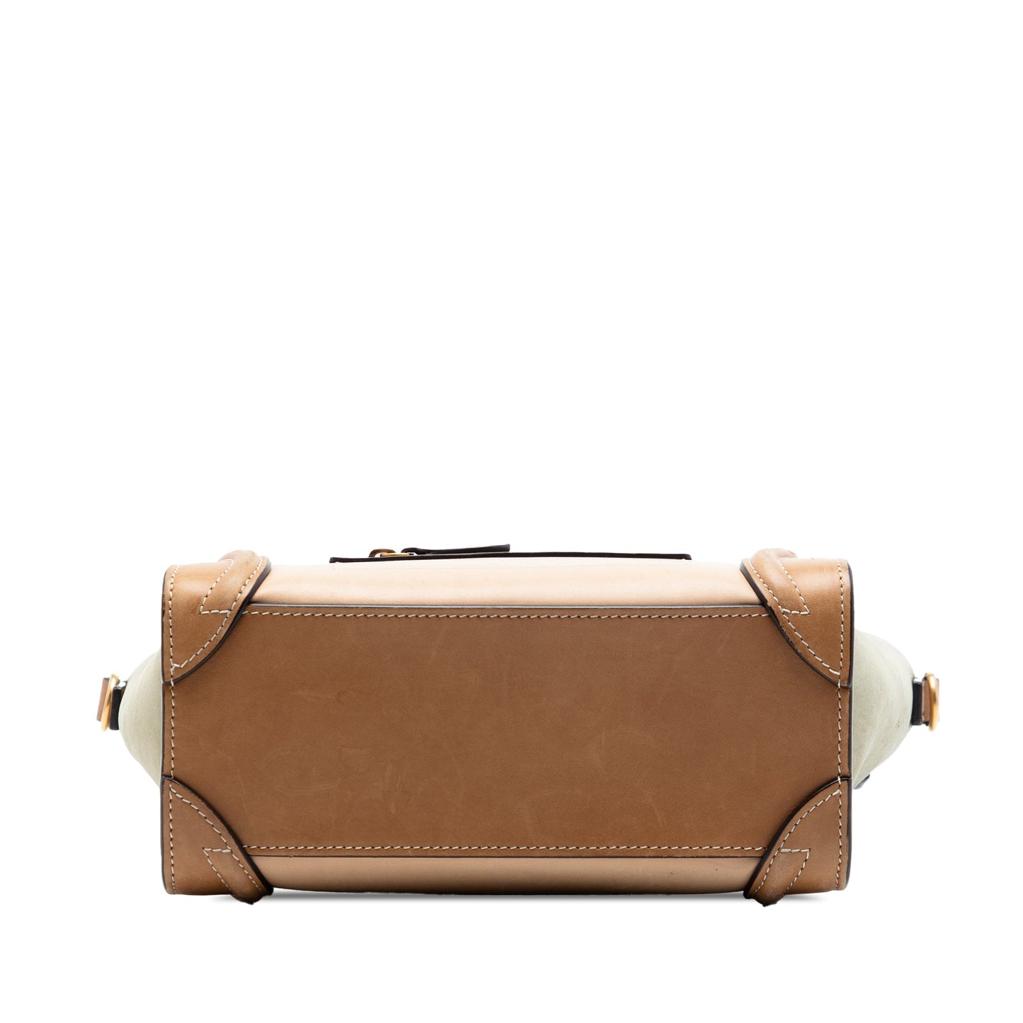 Celine Nano Tricolor Leather Luggage Tote