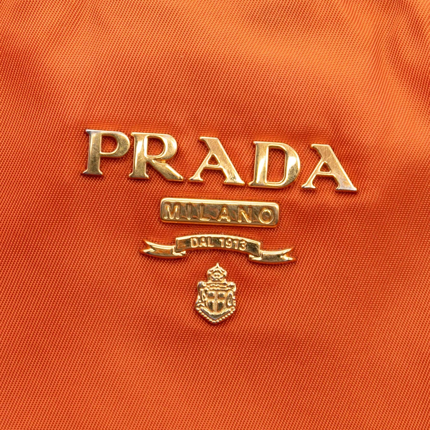 Prada Saffiano Trimmed Tessuto Tote