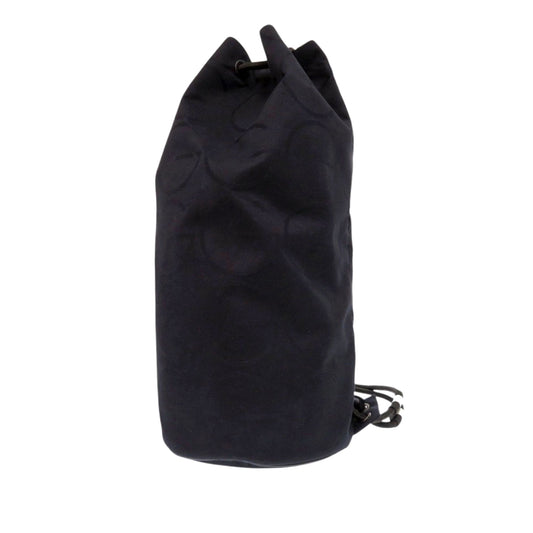 Gucci G Monogram Canvas Drawstring Sling Bag