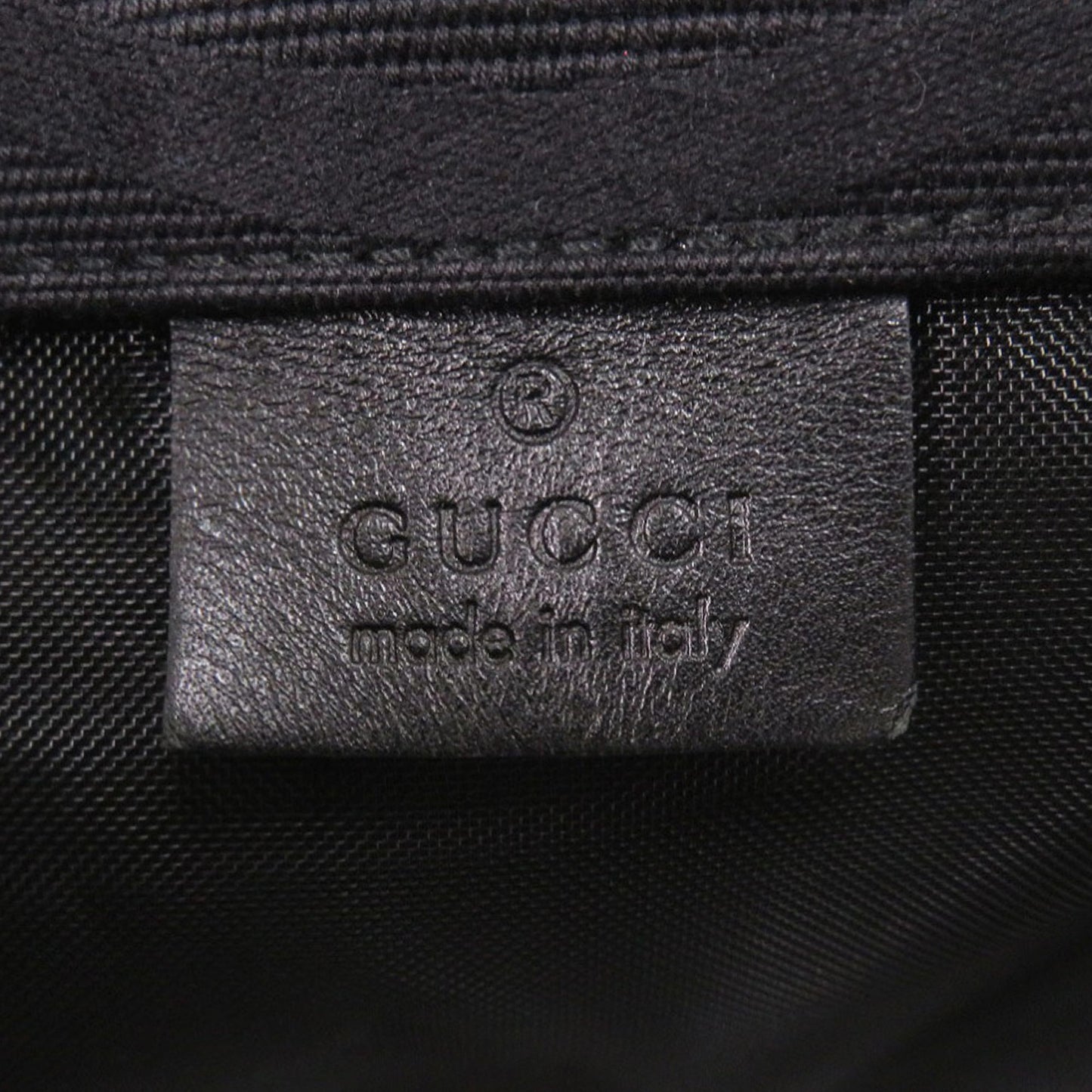 Gucci G Monogram Canvas Drawstring Sling Bag