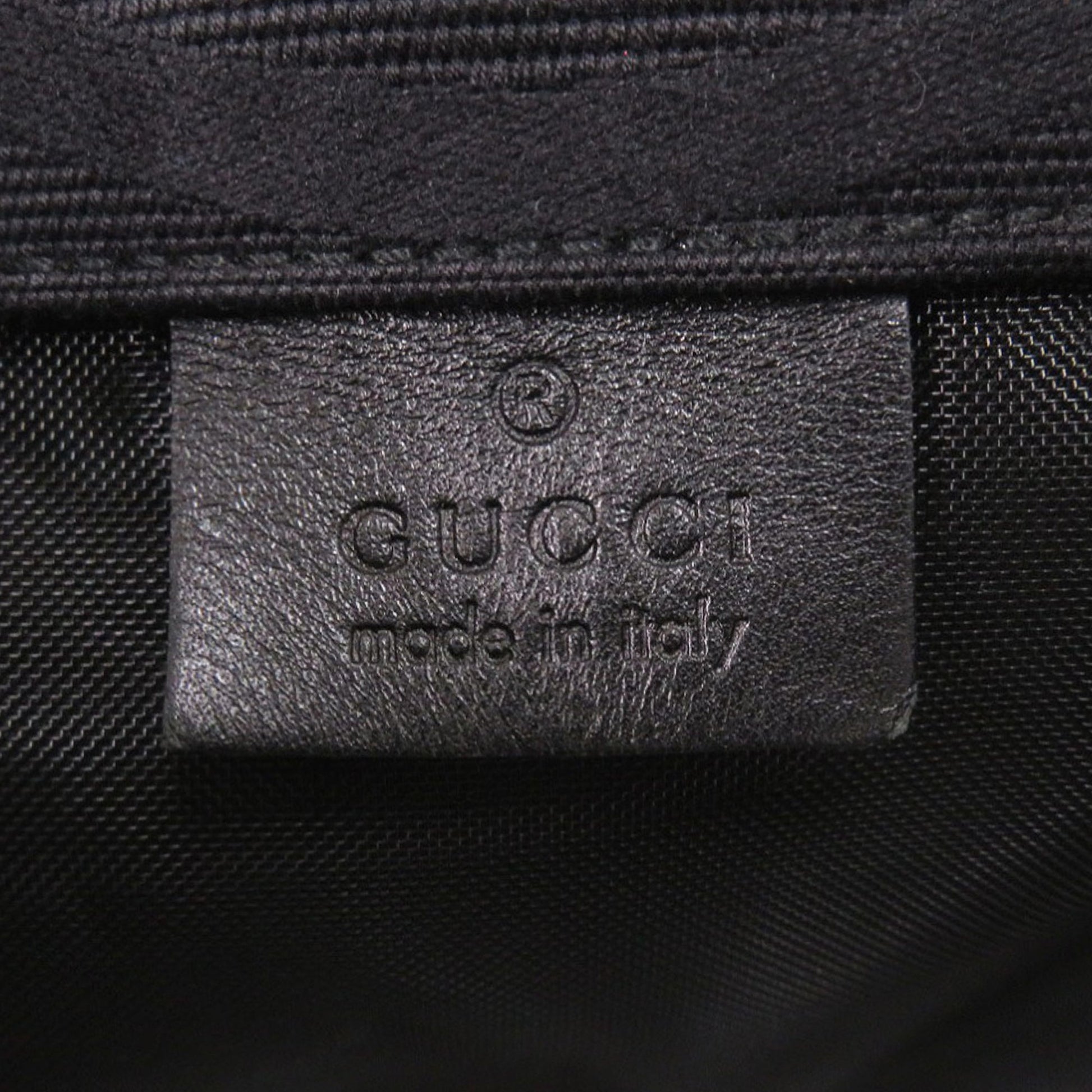 Gucci G Monogram Canvas Drawstring Sling Bag