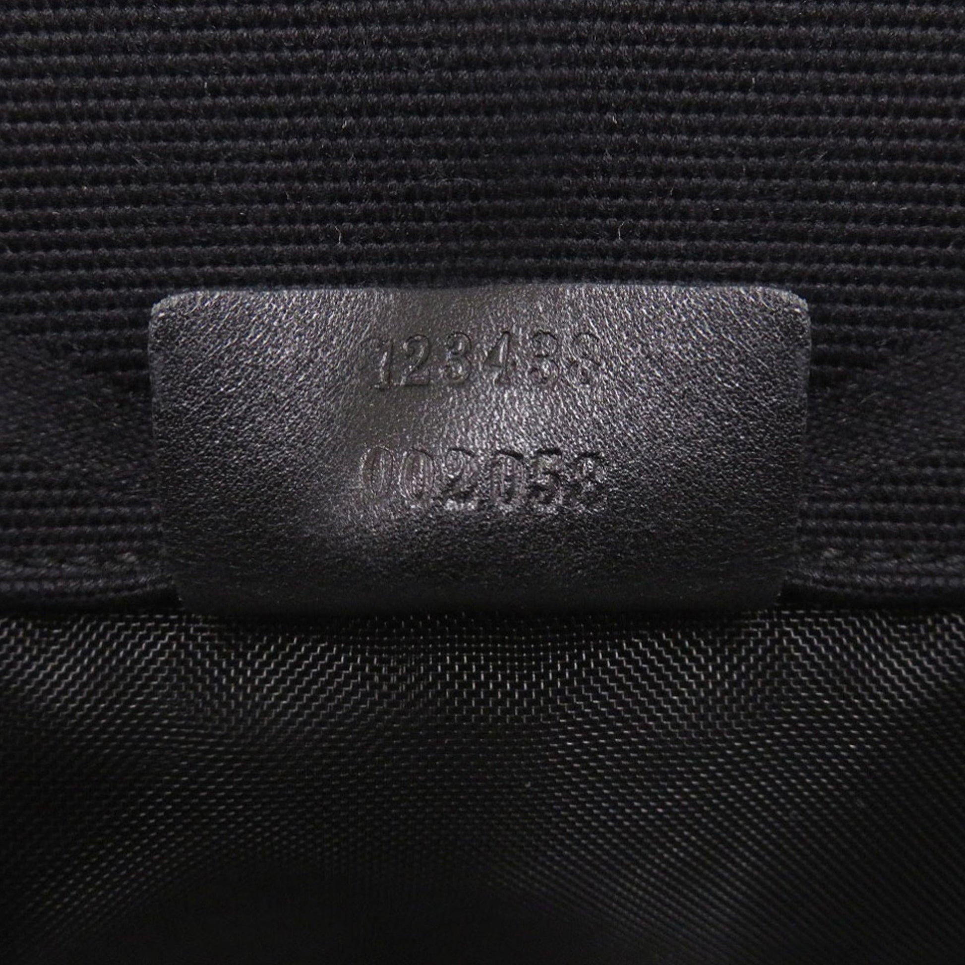 Gucci G Monogram Canvas Drawstring Sling Bag