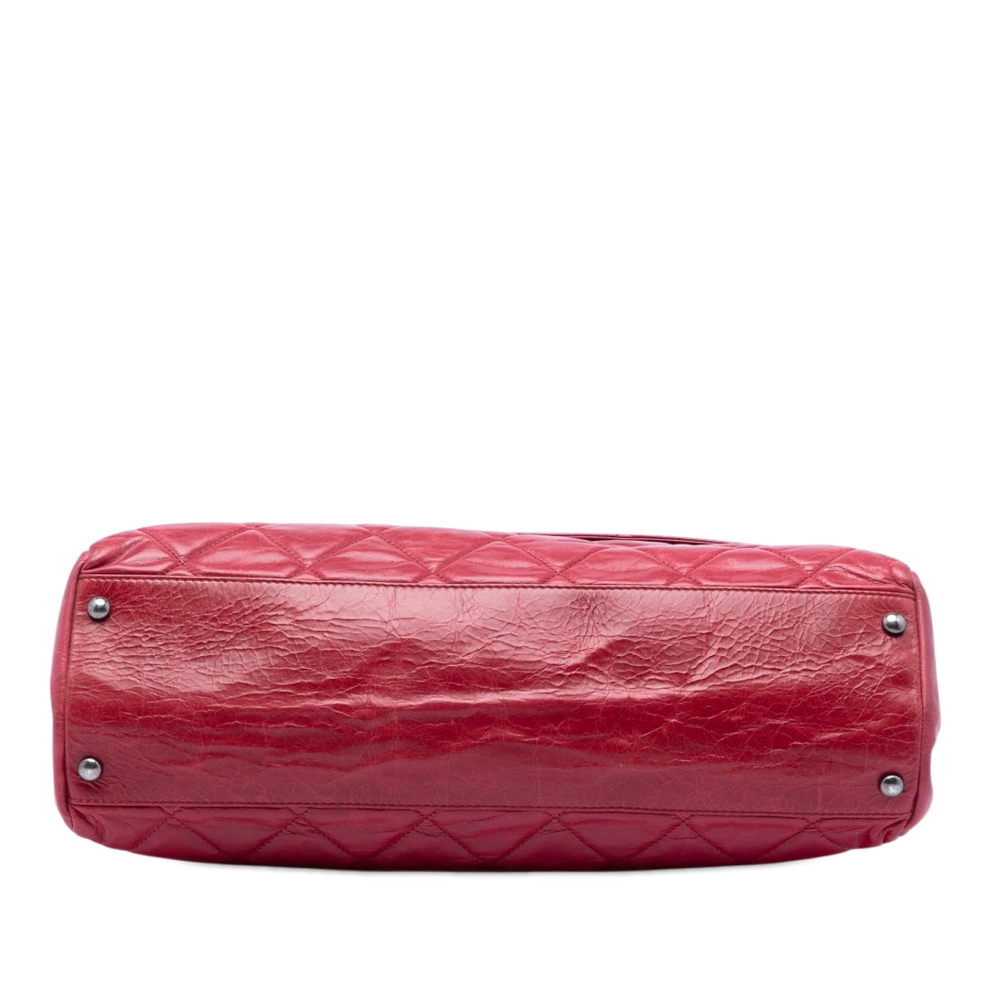 Chanel Quilted Glazed Calfskin Convertible Boy Top Handle Bag