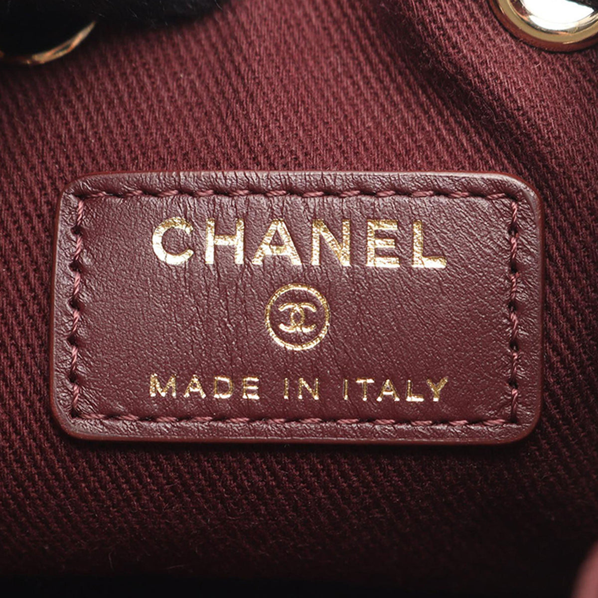 Chanel Quilted Leather Drawstring Bucket Bag — Black