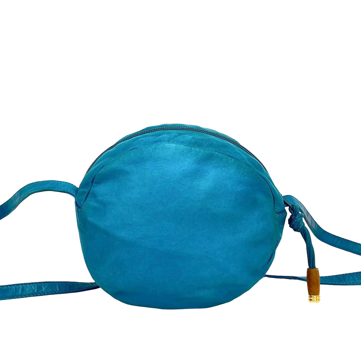 LOEWE Leather Anagram Round Crossbody