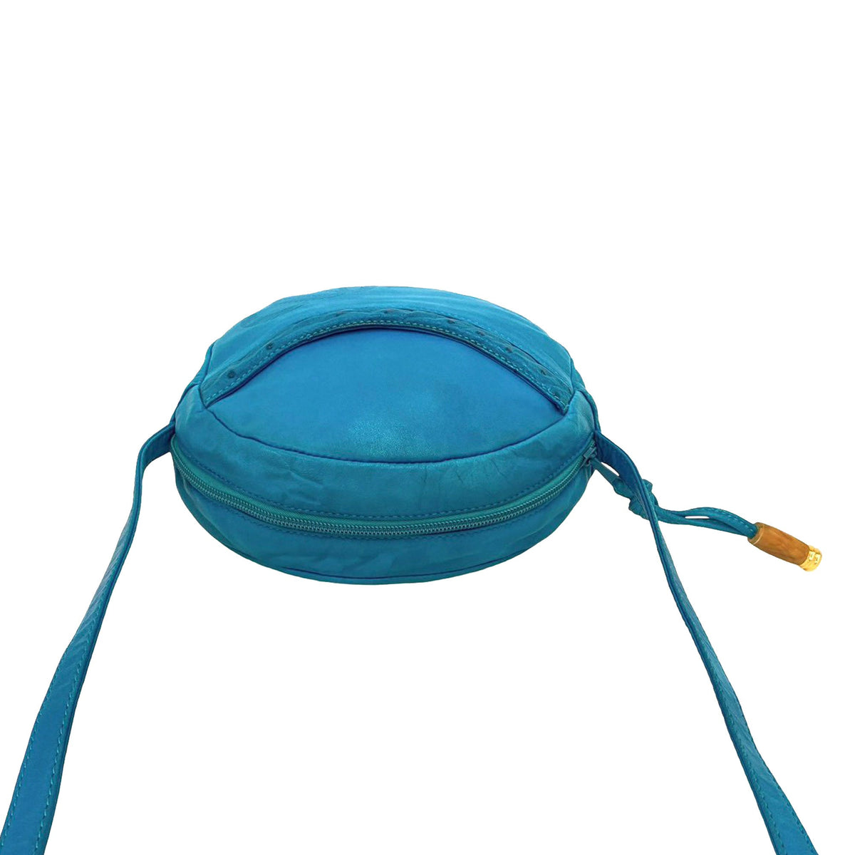 LOEWE Leather Anagram Round Crossbody