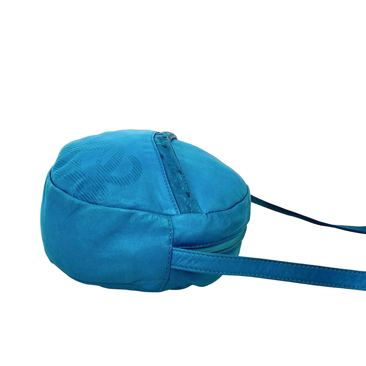 LOEWE Leather Anagram Round Crossbody