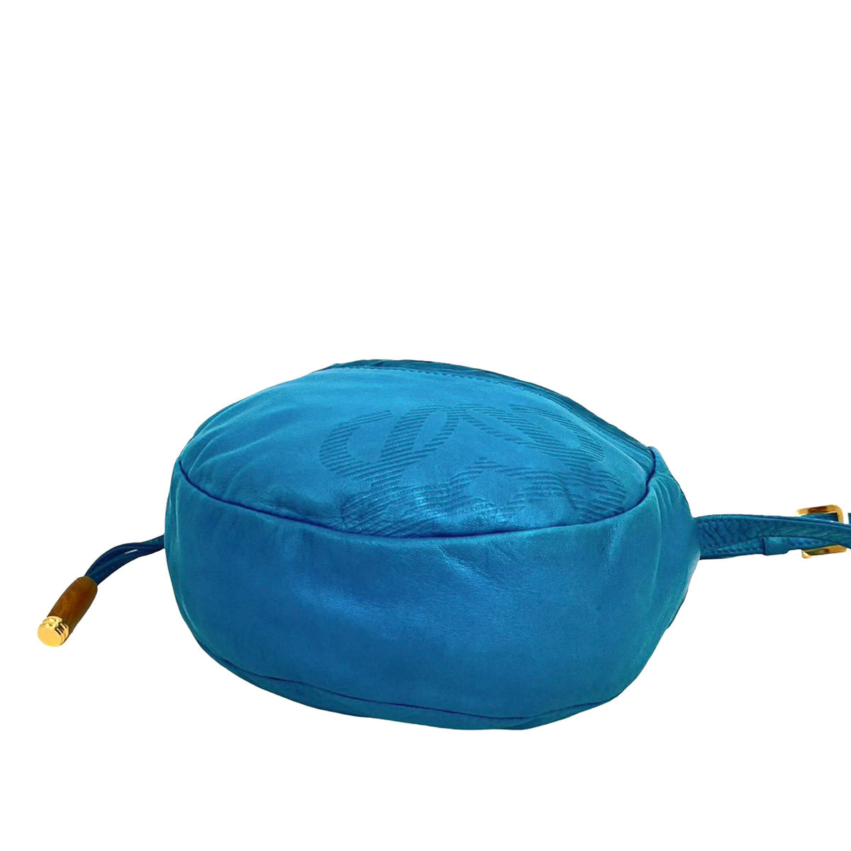 LOEWE Leather Anagram Round Crossbody