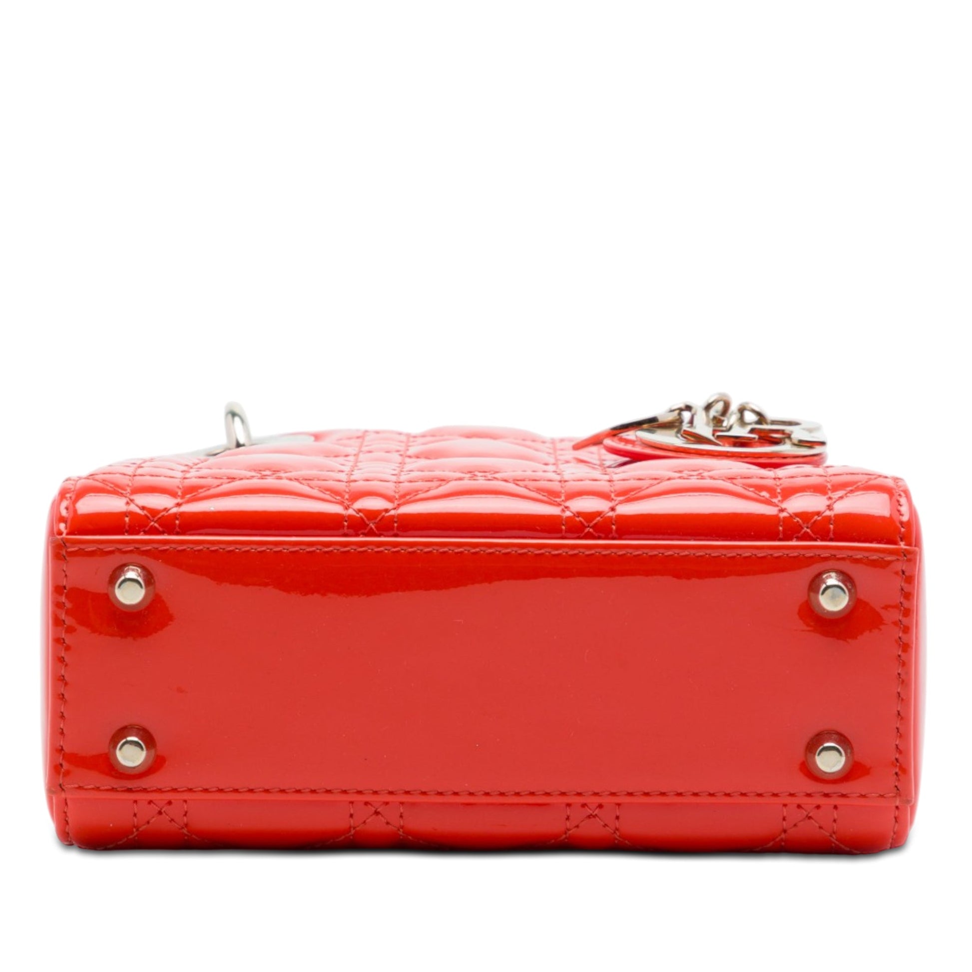 Dior Mini Patent Cannage Lady Dior