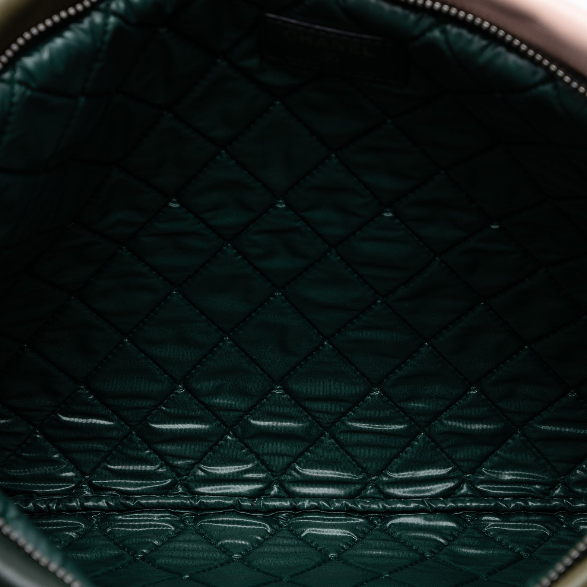 Chanel Large Lambskin Colorblock Patchwork O Case