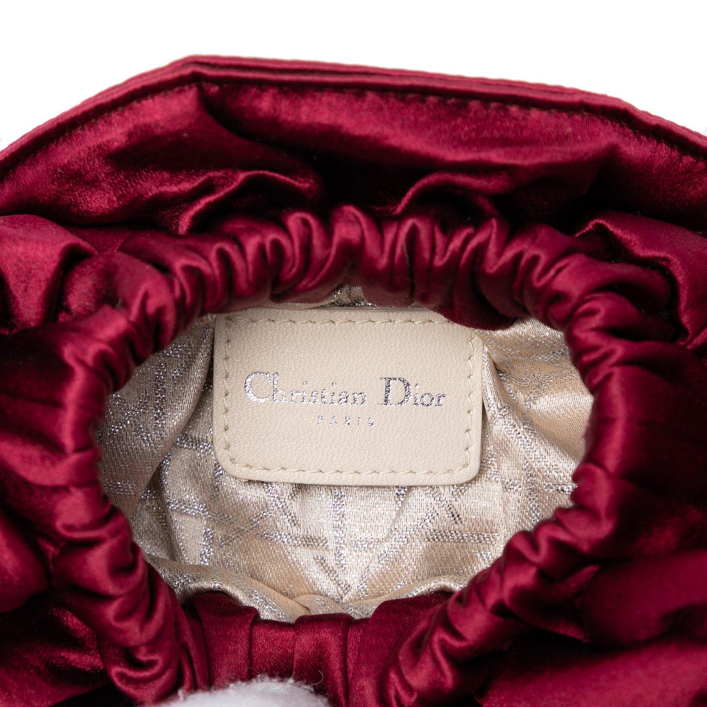 Dior Mini Satin Malice Pearl Handbag