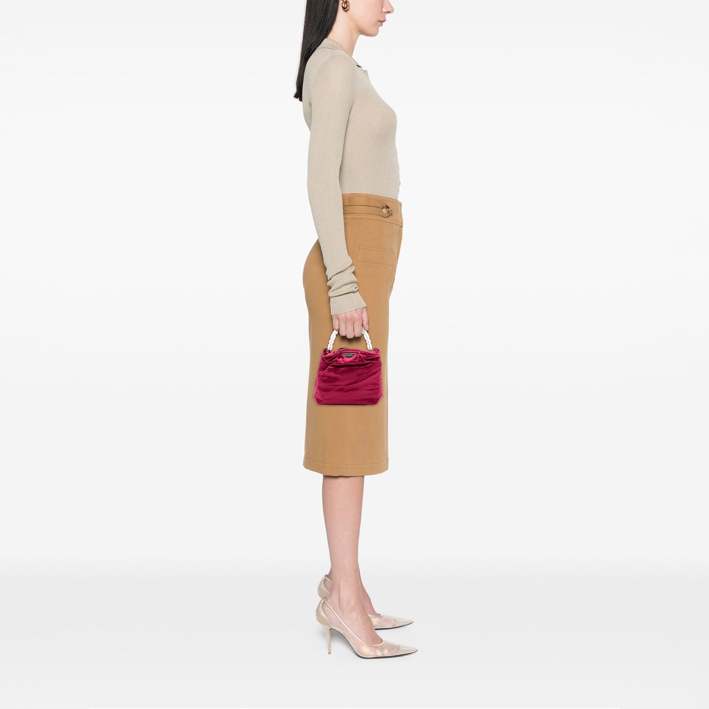 Dior Mini Satin Malice Pearl Handbag