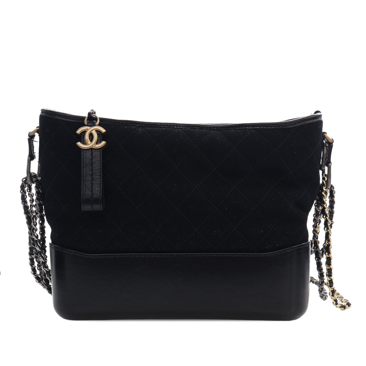 Chanel Medium Wool Coco Embroidered Gabrielle Hobo
