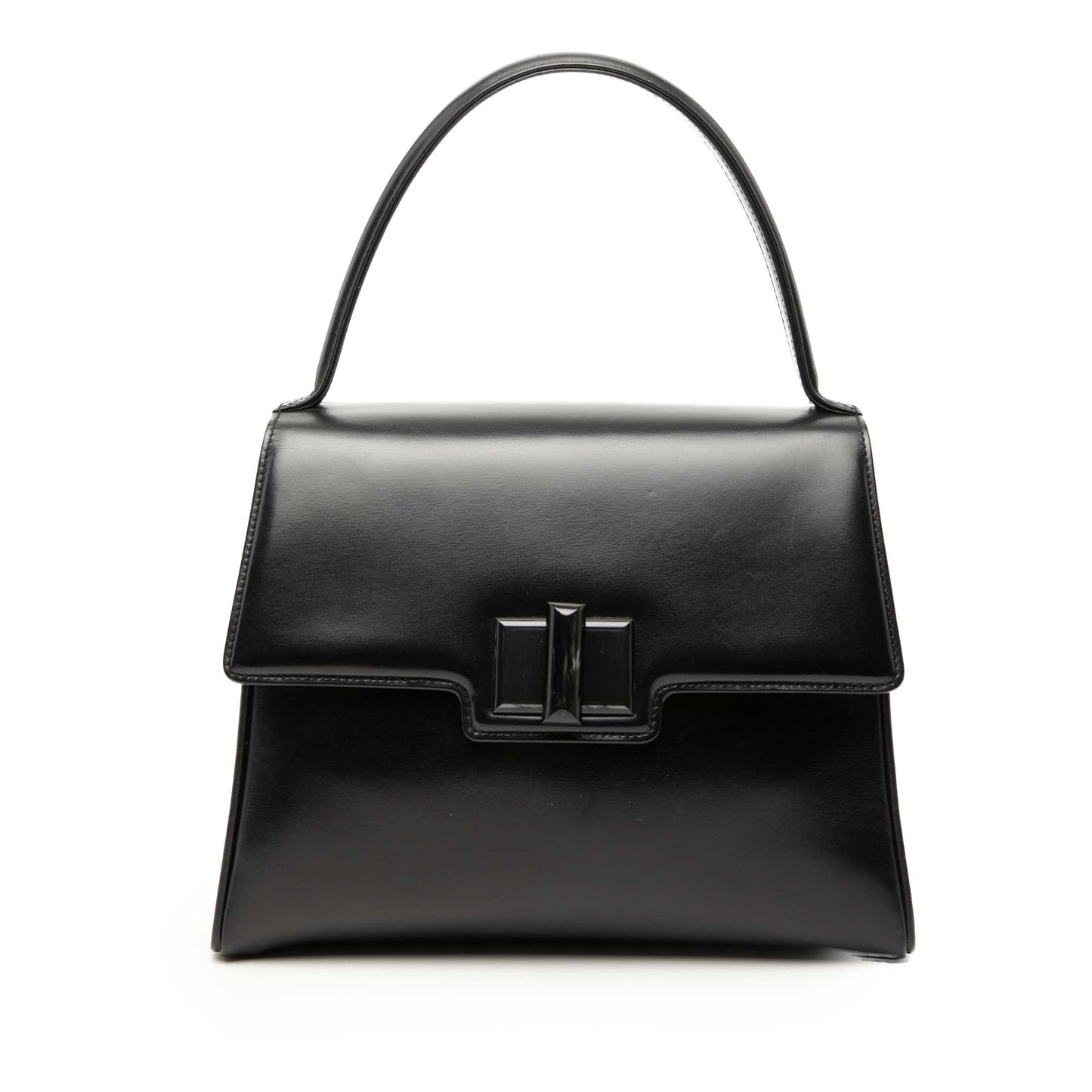 Leather Top Handle Bag