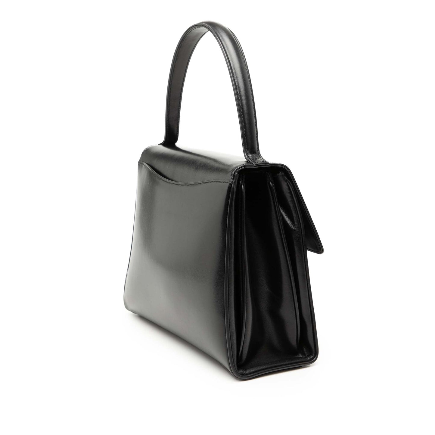 Leather Top Handle Bag