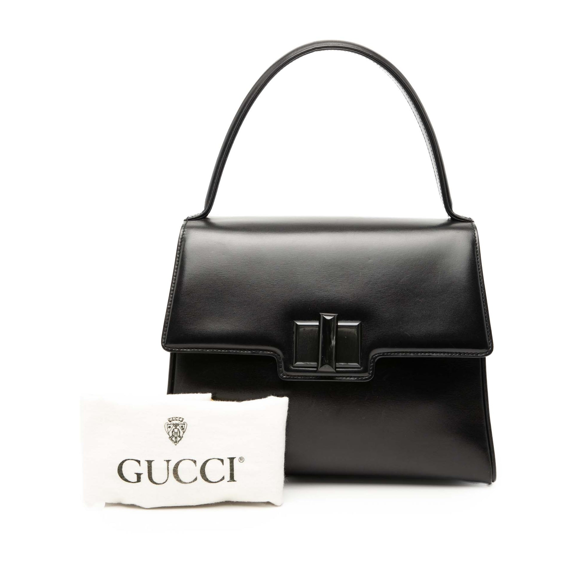 Leather Top Handle Bag