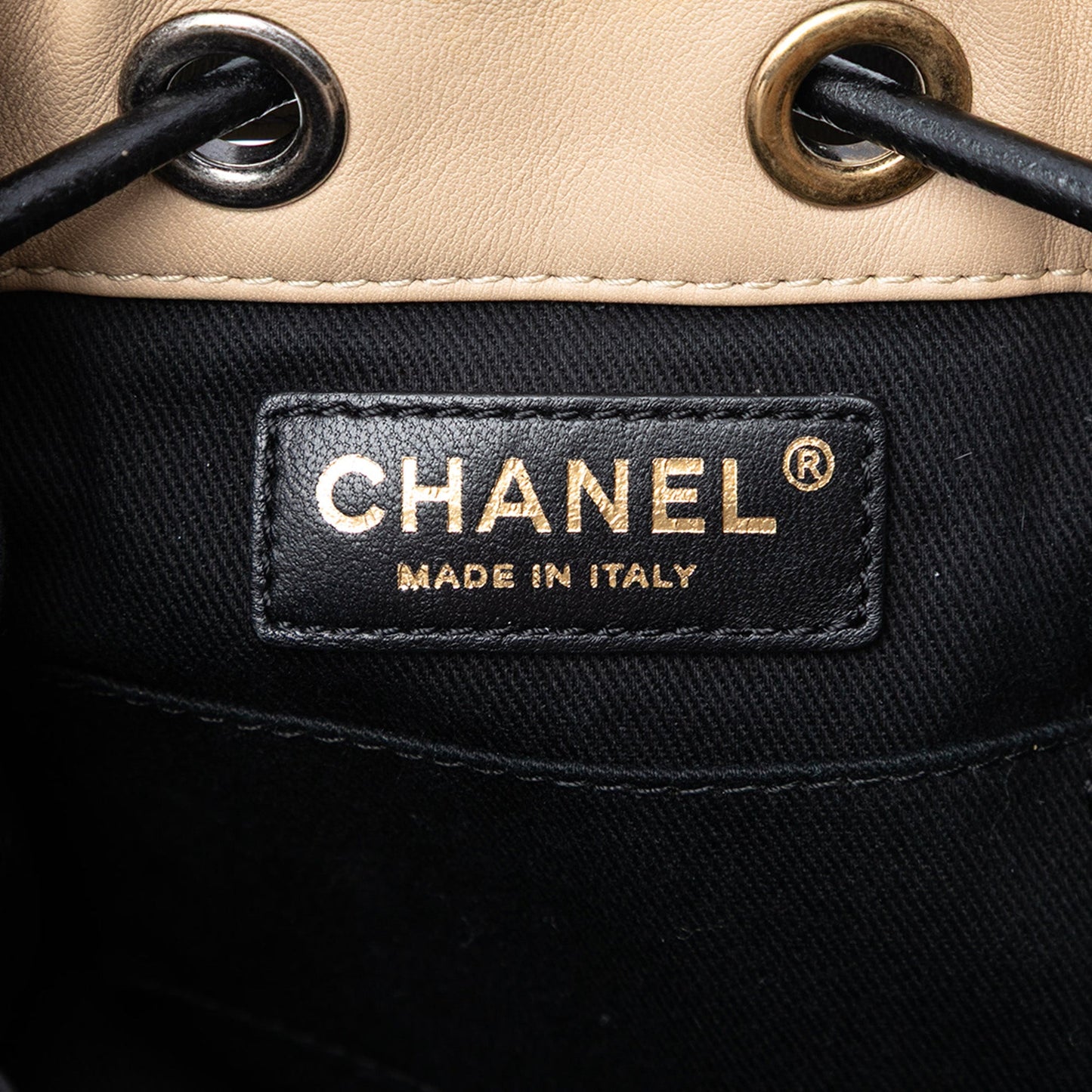 Chanel CC Suede Wild Stitch Bucket Bag
