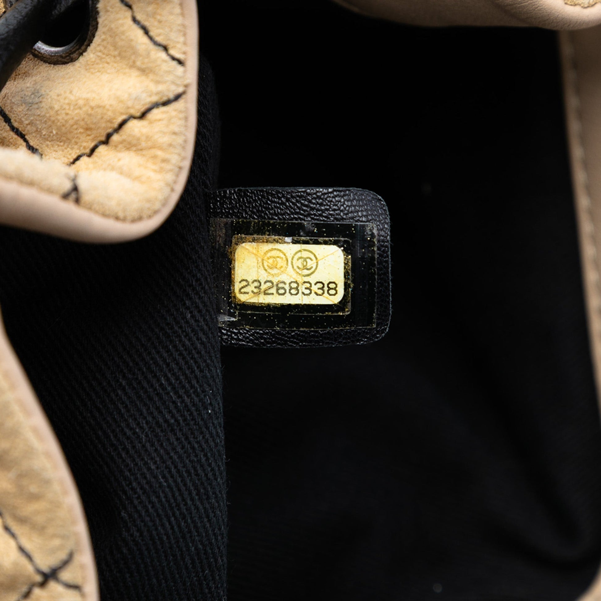 Chanel CC Suede Wild Stitch Bucket Bag