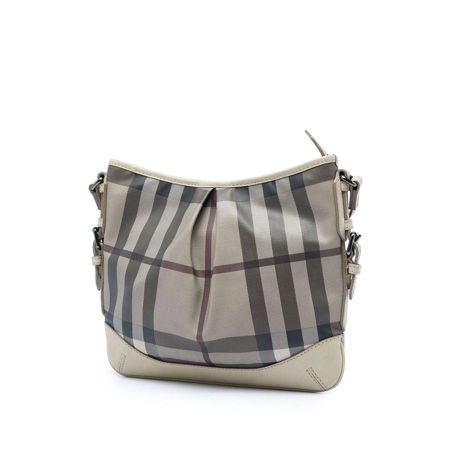 Burberry Smoke Check Coated Canvas Hartham Crossbody