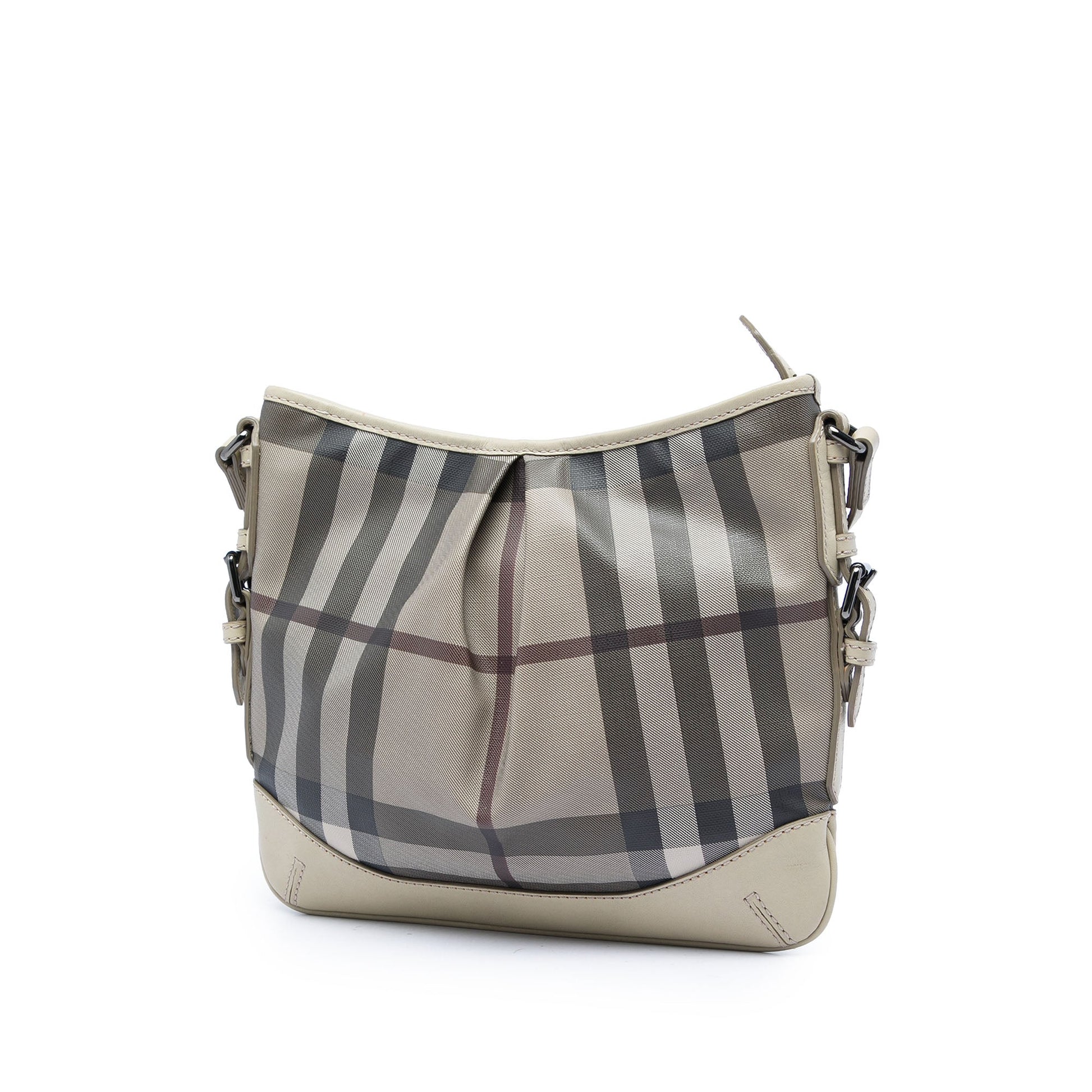 Burberry Smoke Check Coated Canvas Hartham Crossbody