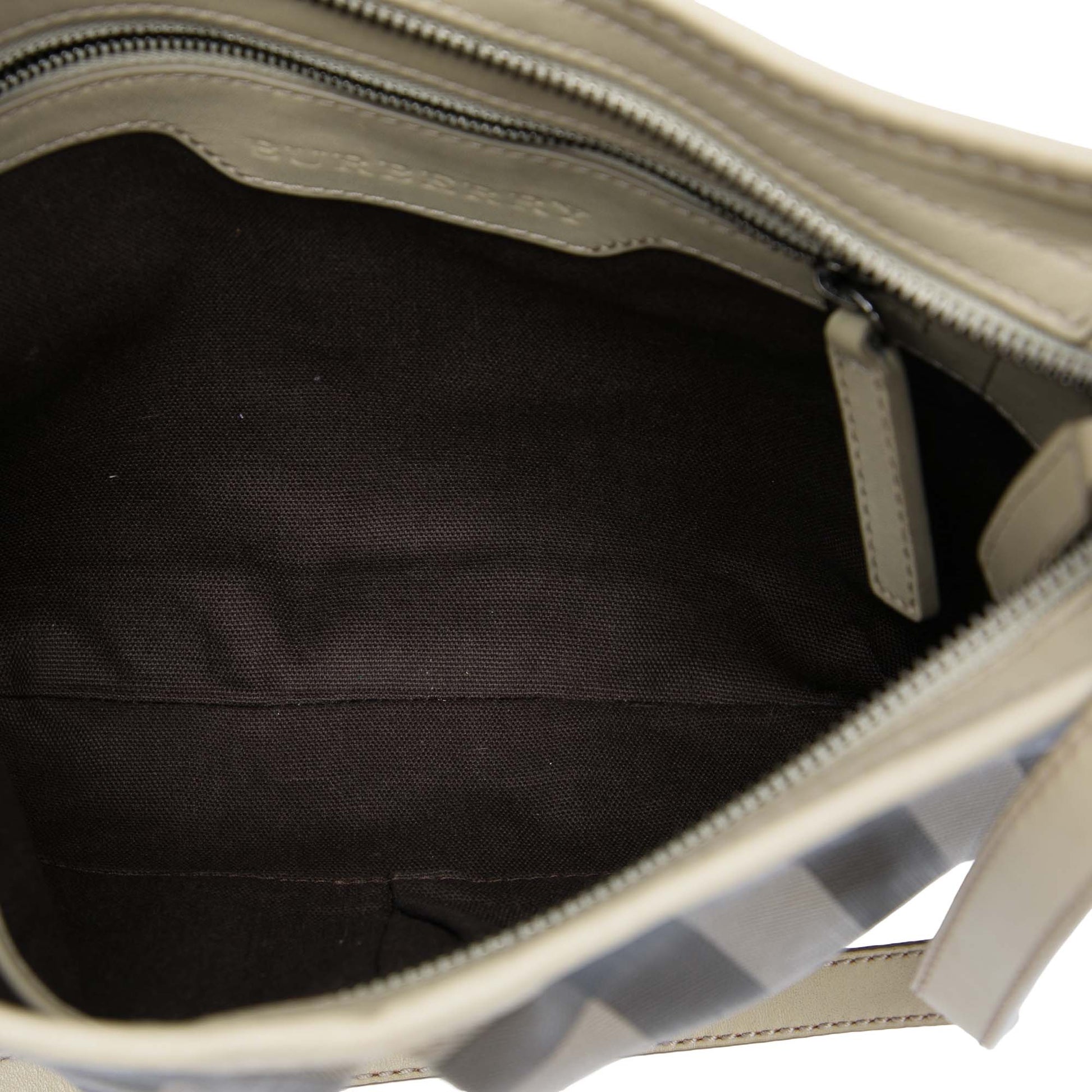 Burberry Smoke Check Coated Canvas Hartham Crossbody