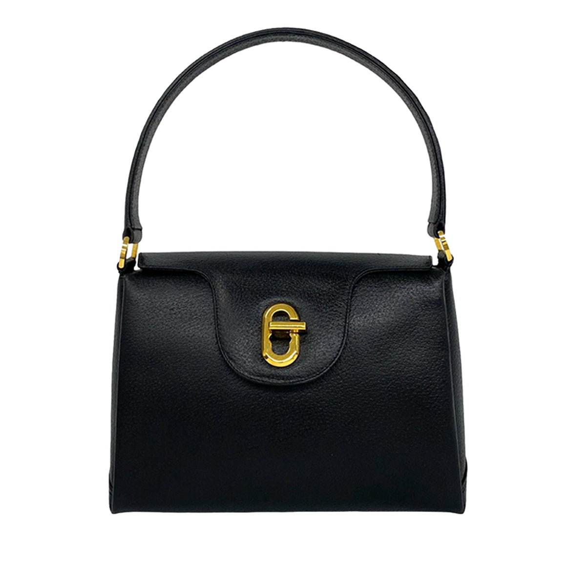 Gucci Leather Handbag — Black