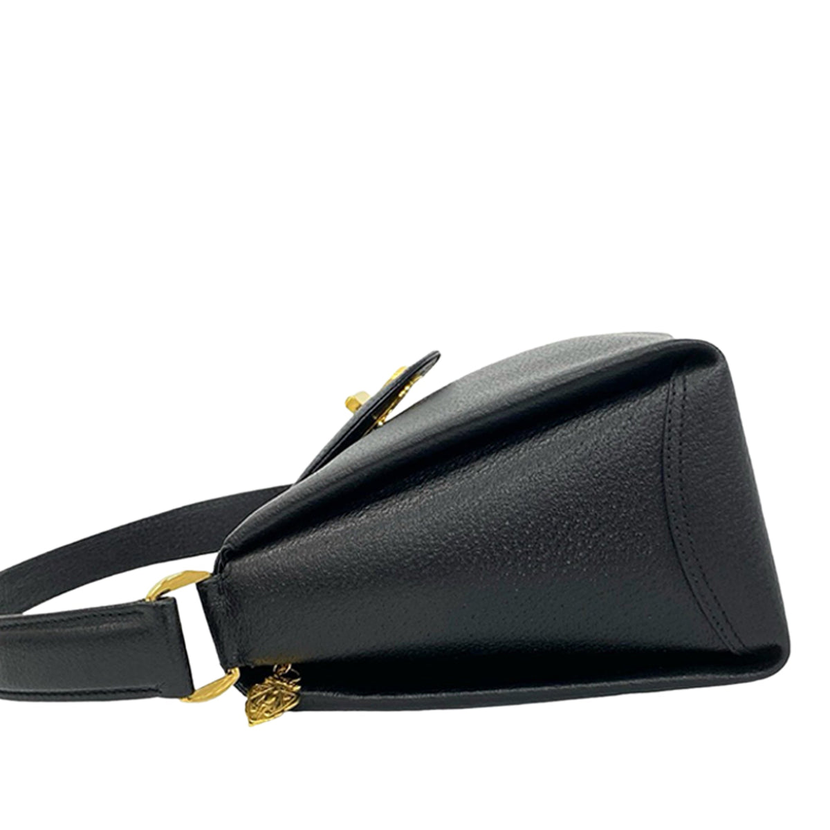 Gucci Leather Handbag — Black