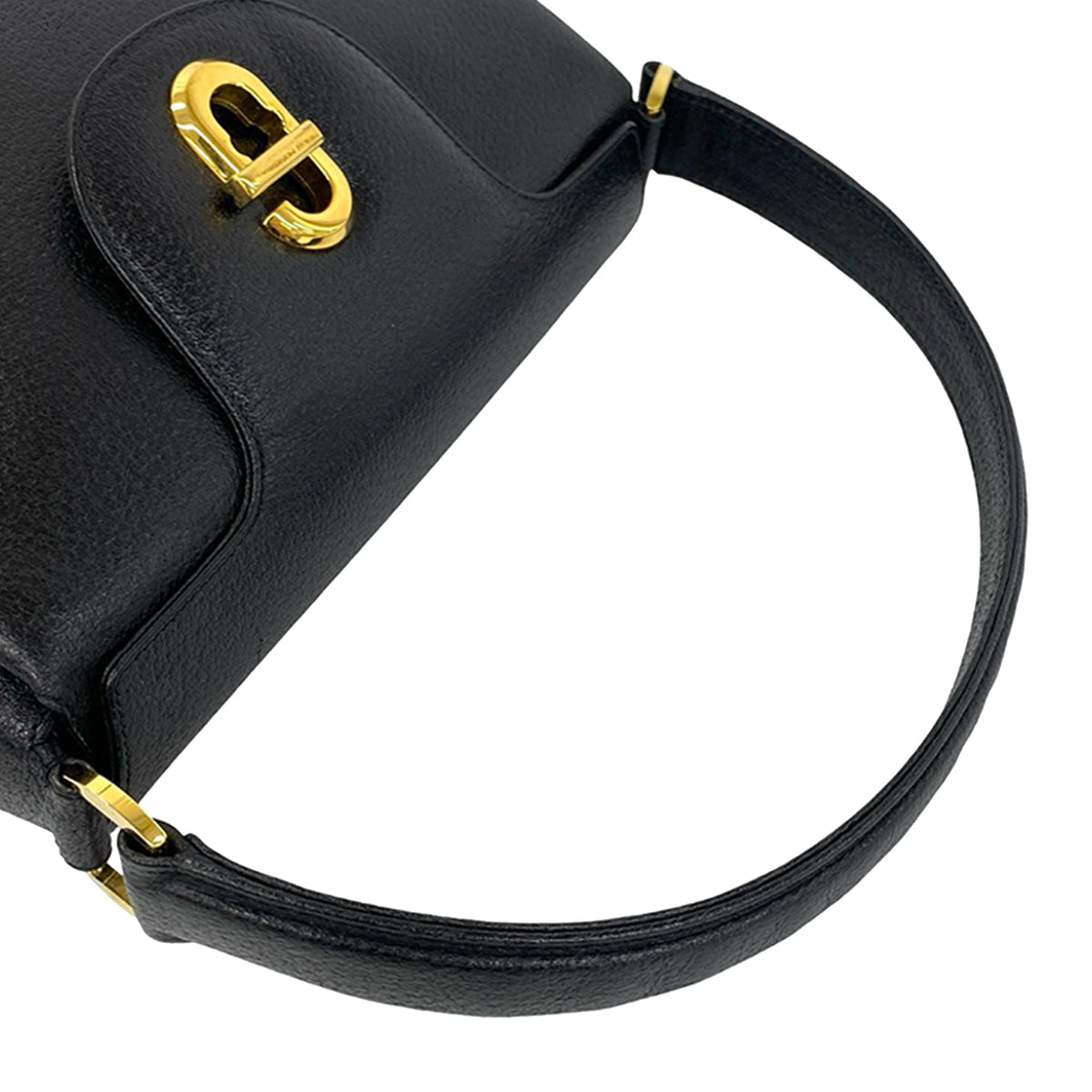 Gucci Leather Handbag — Black