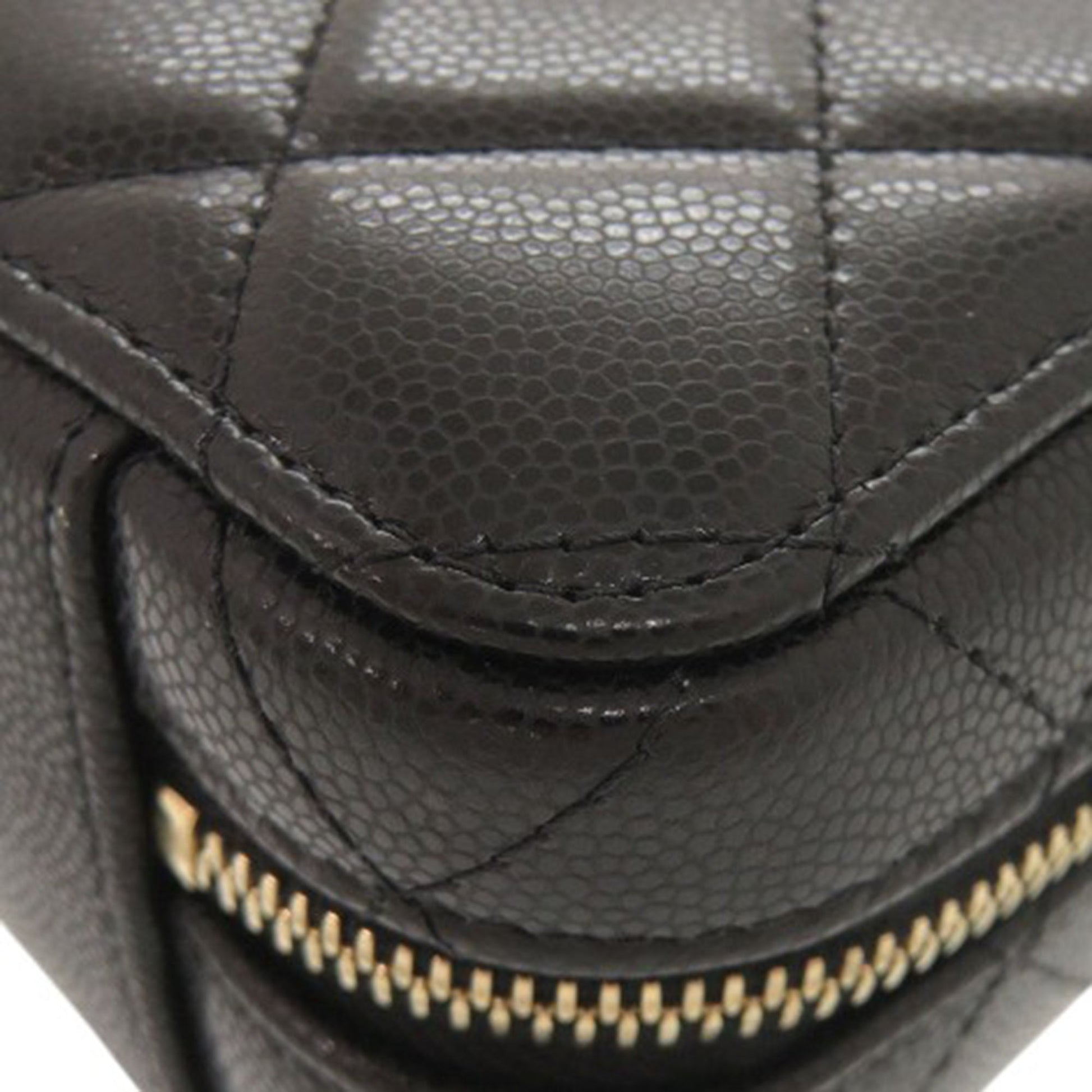Chanel Quilted Caviar Twist Your Buttons Crossbody