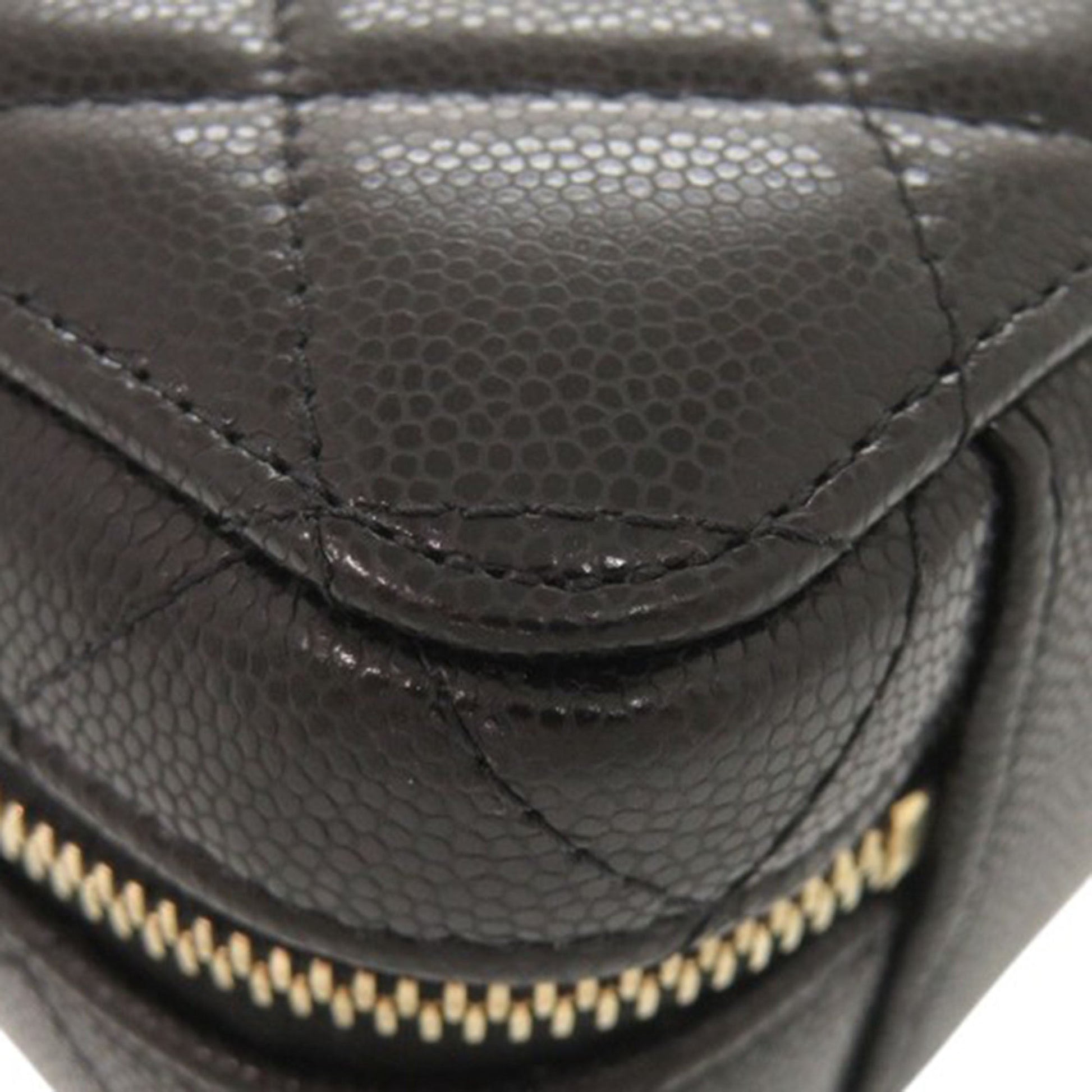 Chanel Quilted Caviar Twist Your Buttons Crossbody