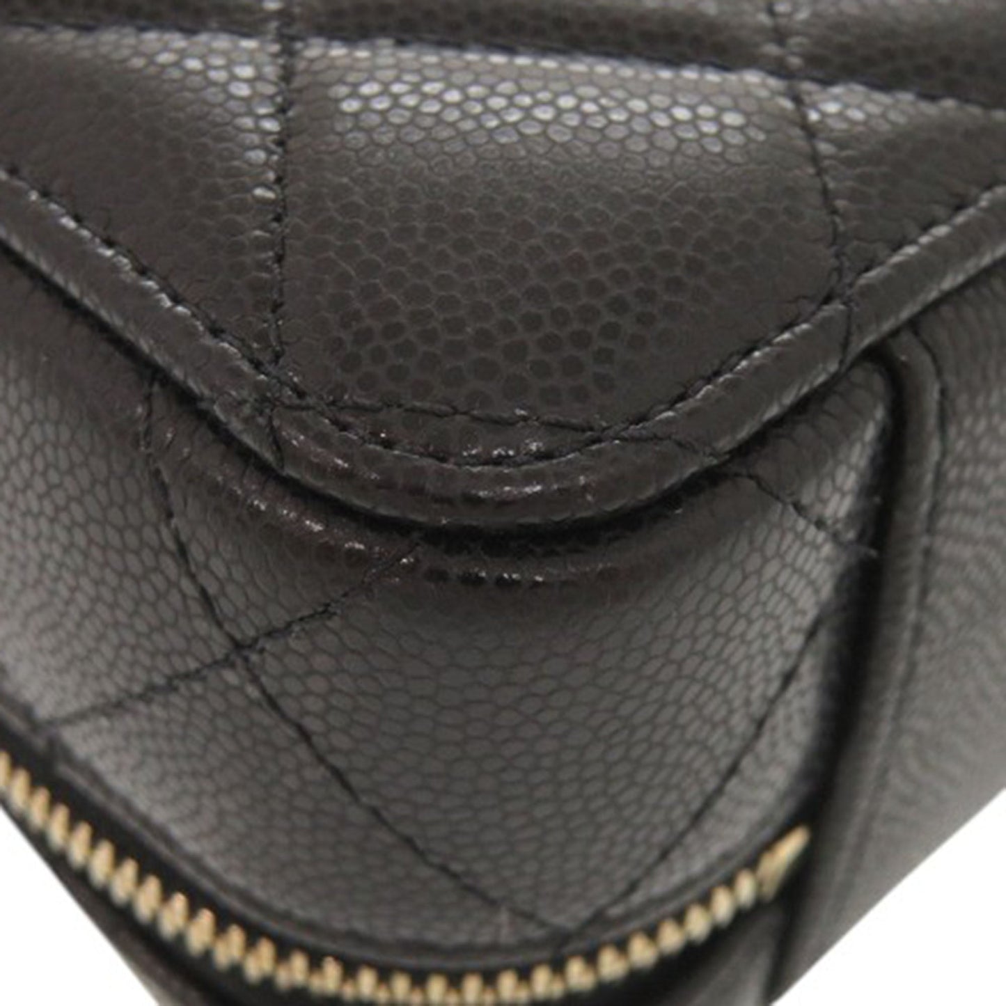 Chanel Quilted Caviar Twist Your Buttons Crossbody