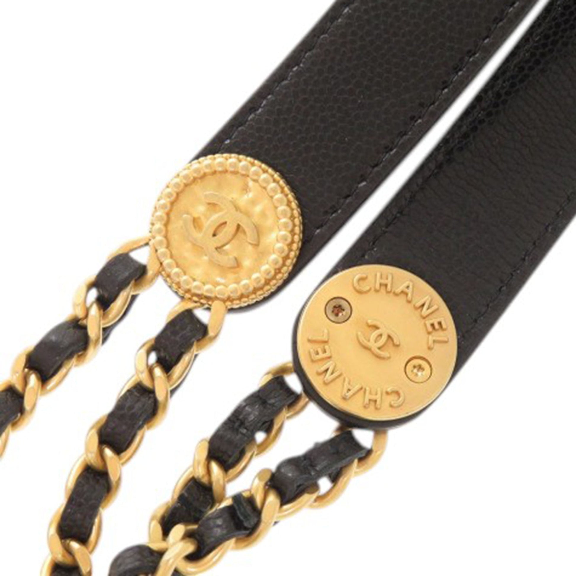 Chanel Quilted Caviar Twist Your Buttons Crossbody