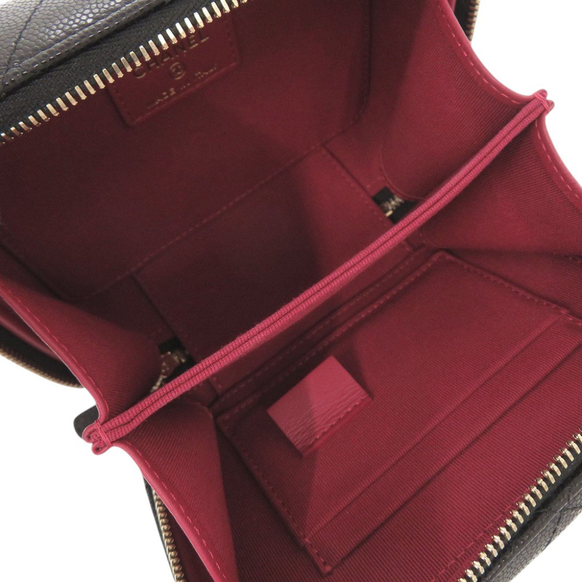 Chanel Quilted Caviar Twist Your Buttons Crossbody