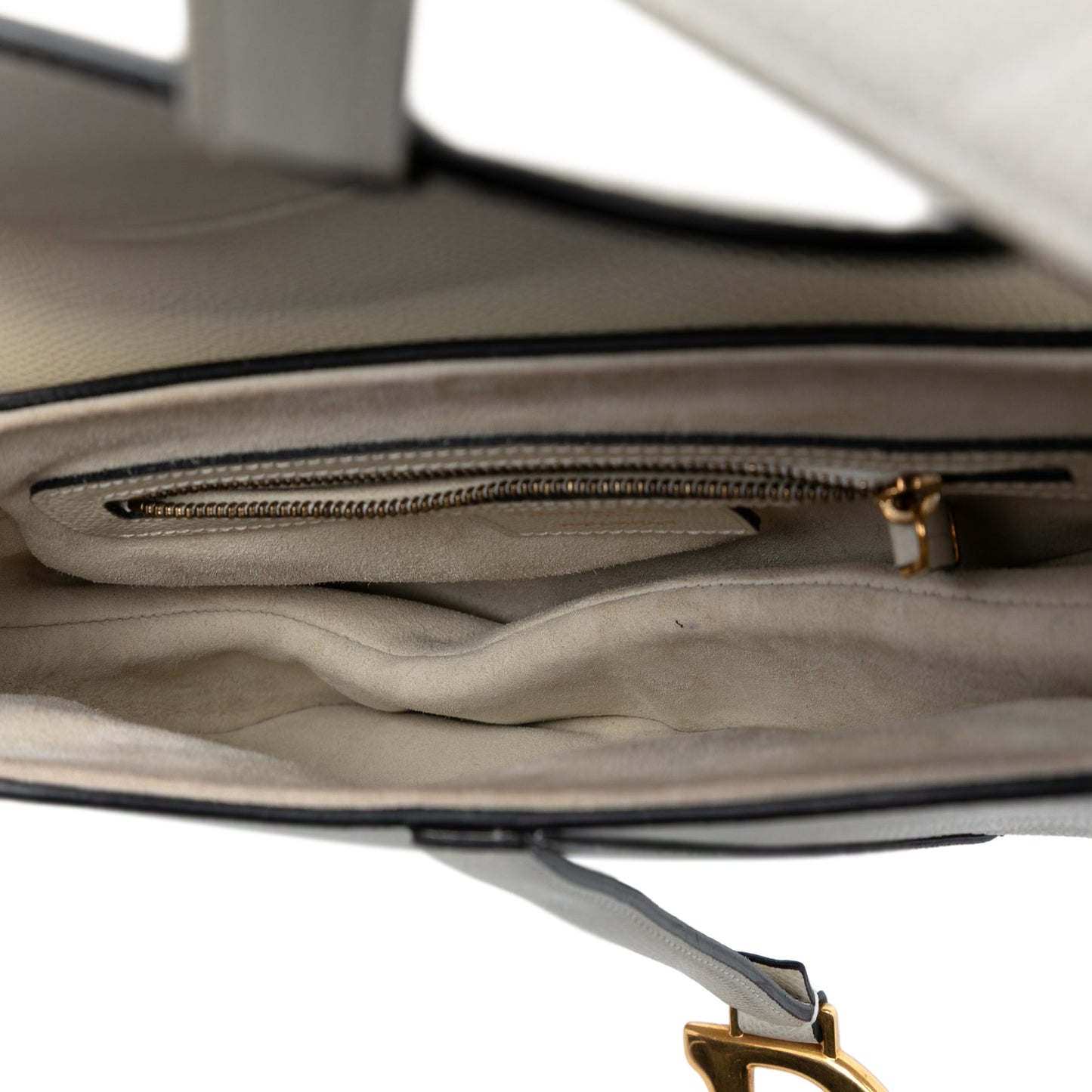 Dior Grained Calfskin Saddle Bag