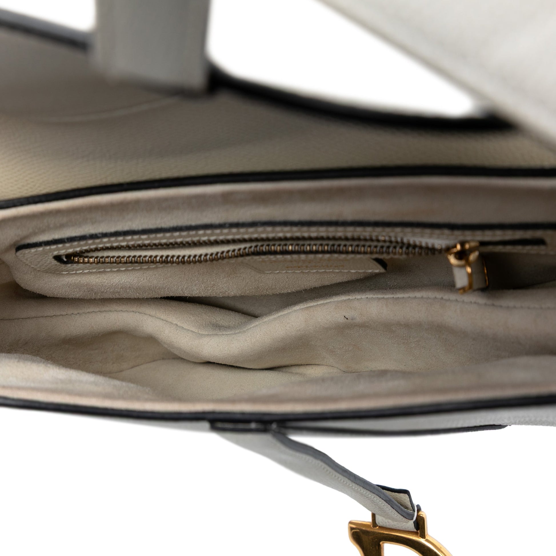 Dior Grained Calfskin Saddle Bag