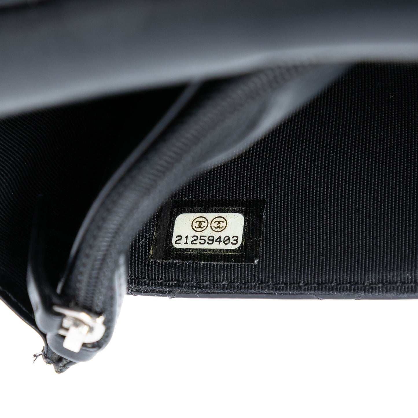 Chanel CC Quilted Patent Wallet On Chain